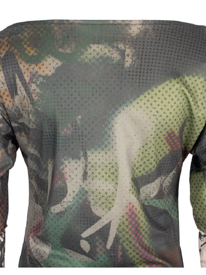 Graffiti Stitched Sleeve T-Shirt【s0000018062】