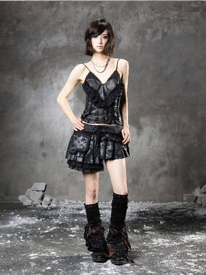 Splicing Fake Two Suspender Bandeau【s0000015953】