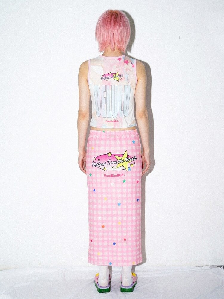 Reversible American Print Skirt【s0000016699】