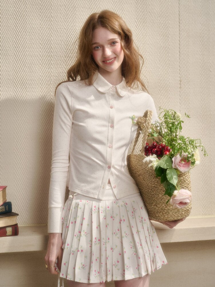 Tulip Satin Polka Dot Easy Suit【s0000015624】