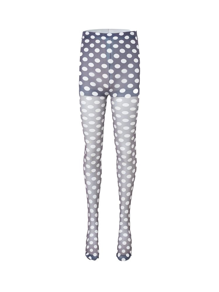 Polka dot print 10D ultra-thin stockings【s0000013175】
