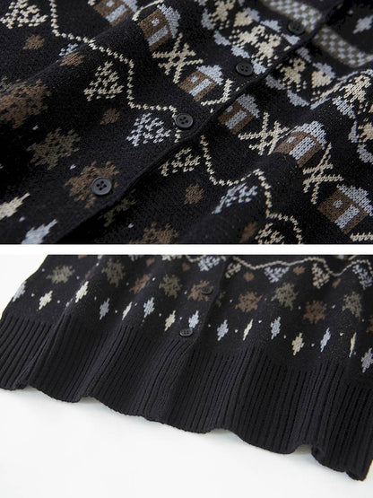 Round Neck Winter Cardigan Coat【s0000014386】