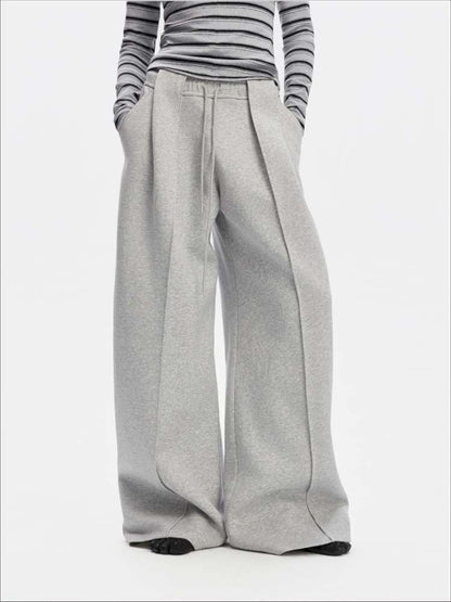 American Scimitar Drape Wide-Leg Slacks【s0000014877】