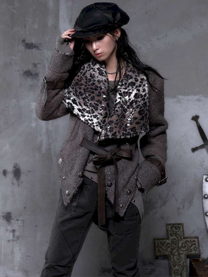 Chanel-Style Reversible Fleece Coat【s0000014462】