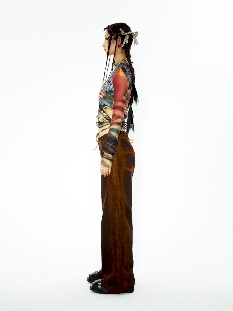 Casual skinny straight leg pants【s0000006273】