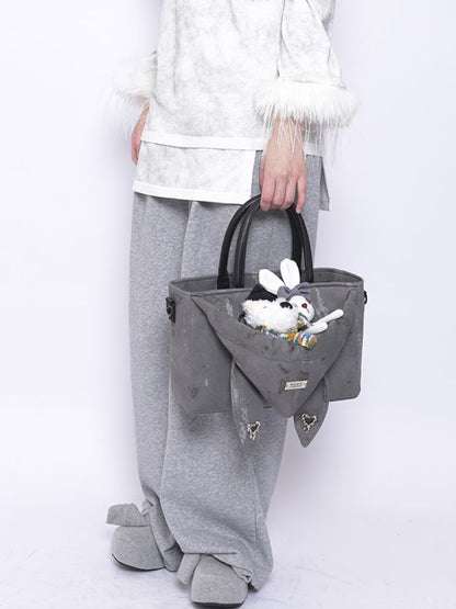 Wild Setting Rabbit Rabbit Tote Bag【s0000013259】