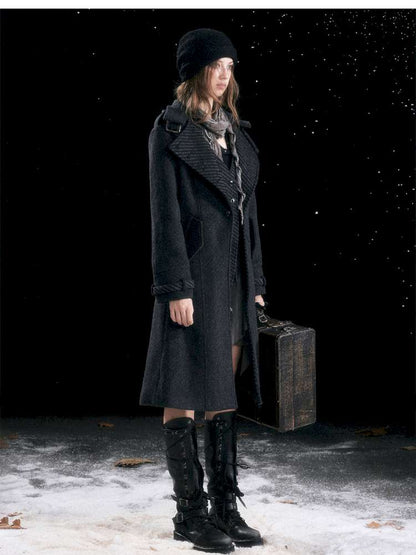 Court Knight Vest Tweed Coat【s0000014670】