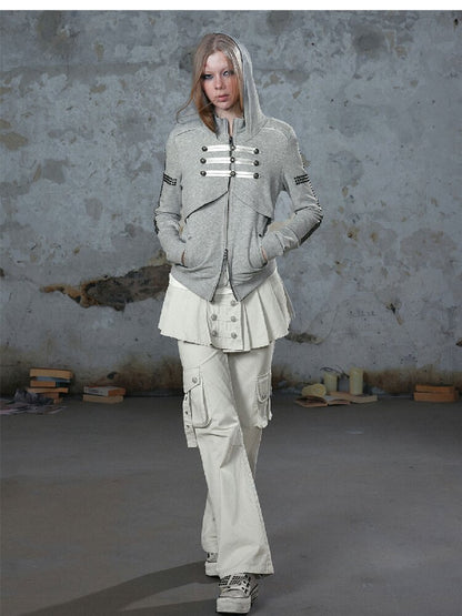 Metallic Napoleon Hooded Jacket【s0000018101】