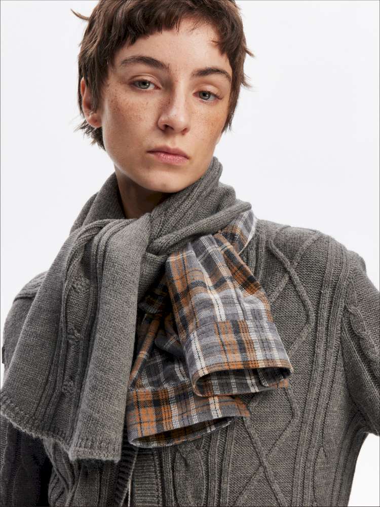 American Wool Twist Knit Sweater【s0000015057】