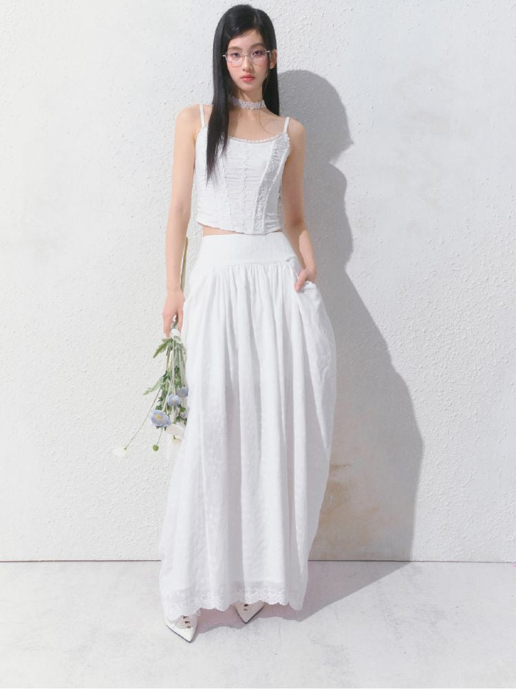High-Waisted Half-Length Skirt【s0000012154】