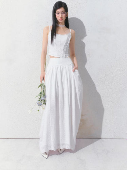 High-Waisted Half-Length Skirt【s0000012154】