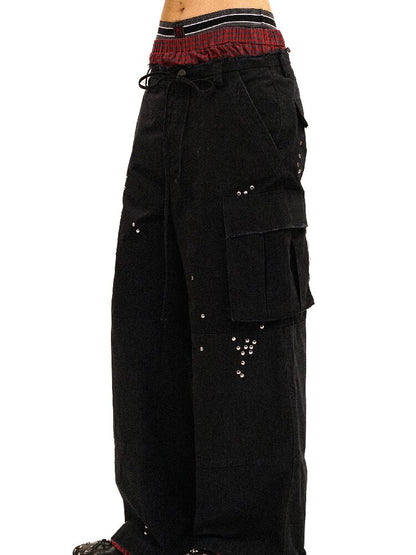 College Bandeau Suspender Pants【s0000016438】