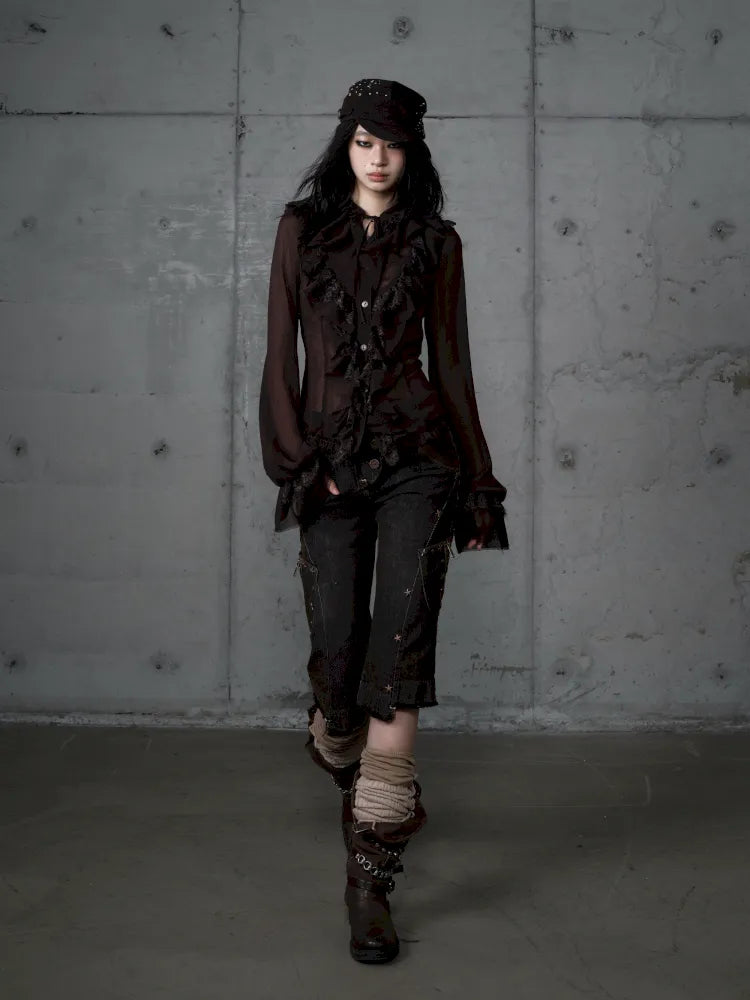 Slim-Fit Flattering Cropped Denim Shorts【s0000013954】