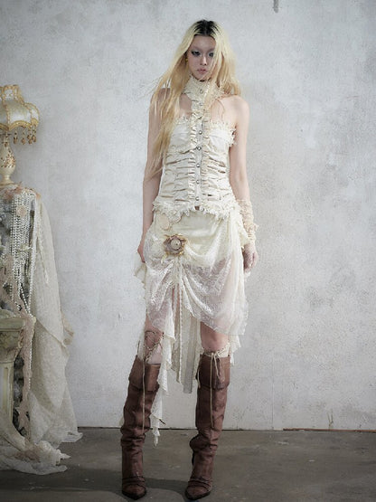 Vintage Court Baroque Mermaid Skirt【s0000017990】