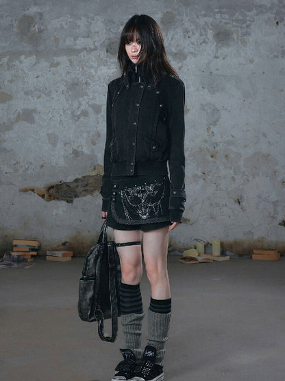 Butterfly Bone Knight Lace Skirt Shorts【s0000018516】