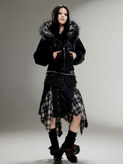 Leather Halter Long Skirt【s0000011253】