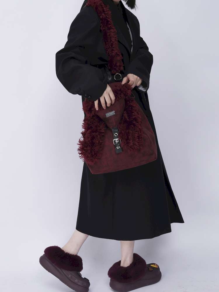 Rabbit Ears Cute Fur Crossbody School Bag【s0000014620】