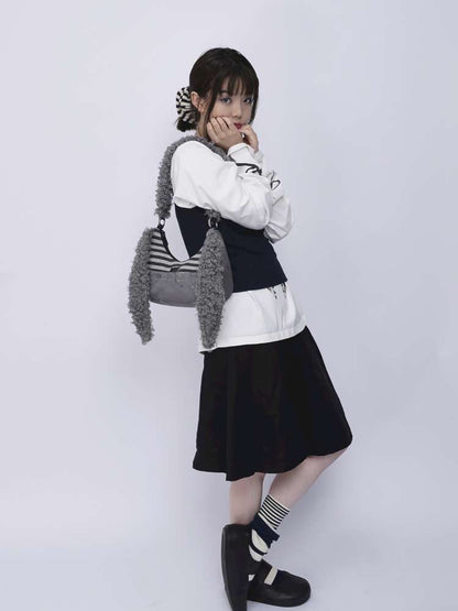 Rabbit Plush Versatile Commuter Crossbody Bag【s0000014618】