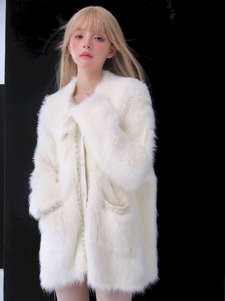 Knitted loose thickened sweater coat cardigan【s0000005324】