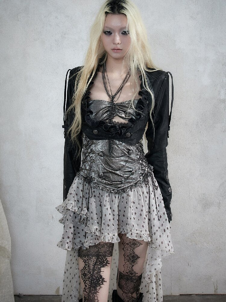 Baroque Napoleon Leather Jacket【s0000017992】