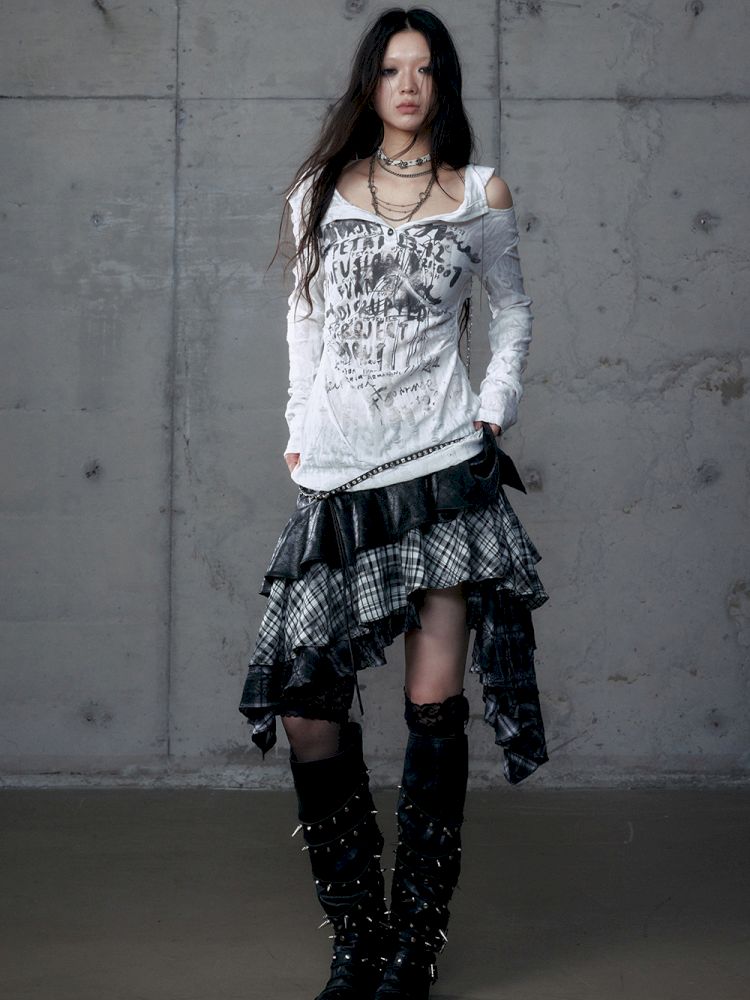 Backless Hooded Long Sleeve Bottom Top【s0000013469】