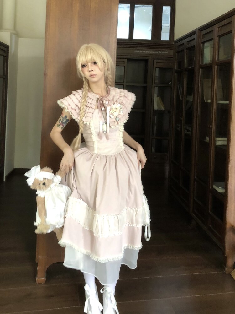 Original Lace Mesh Embroidered Skirt Set【s0000016890】