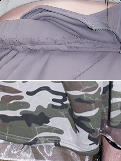 Broken Soldier Camo Spliced Skirt【s0000015141】