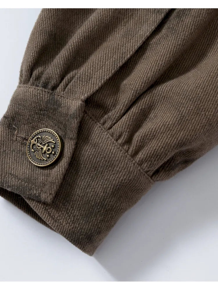 Plaid functional distressed dirty jacket【s0000014114】