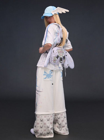 Big Eye Embroidered Angel Cap【s0000017294】