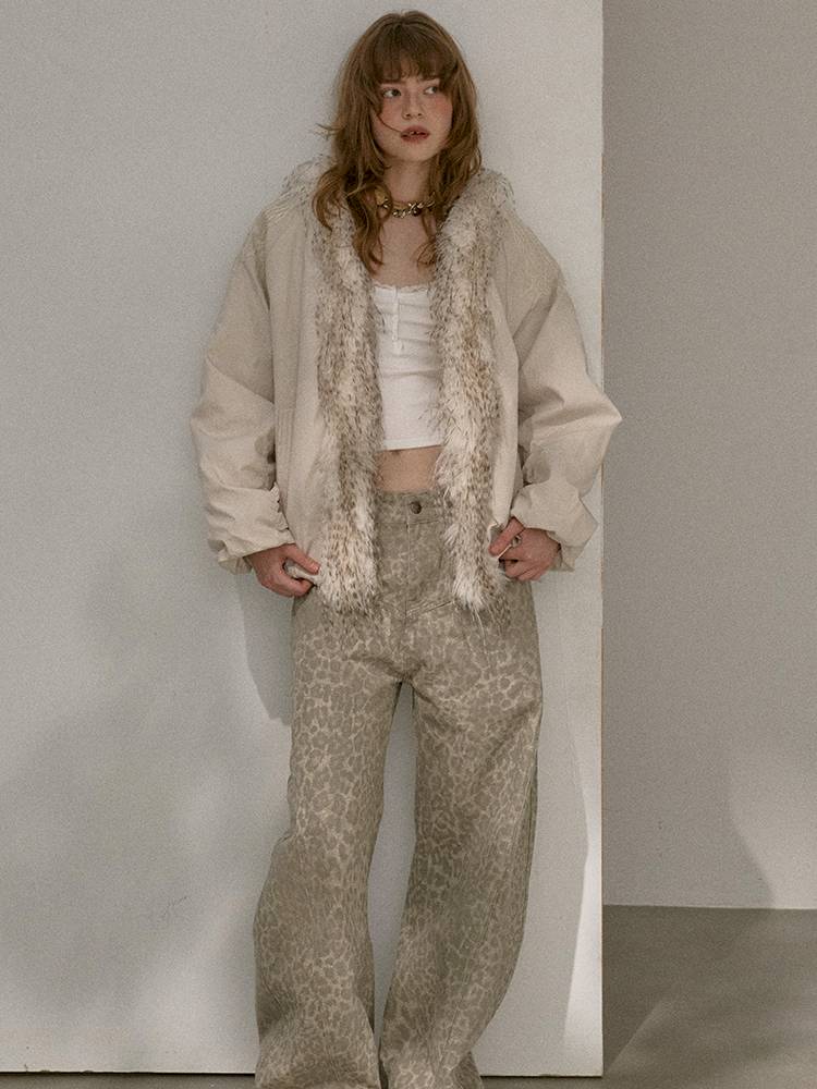 Straight-Leg Wide-Leg Jeans【s0000014389】