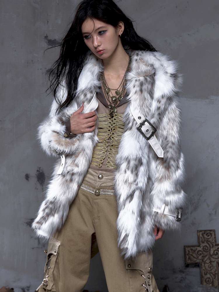 Eco-Friendly Faux Fur Coat【s0000014479】