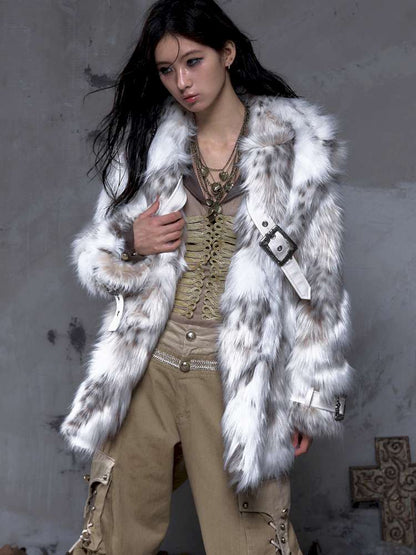 Eco-Friendly Faux Fur Coat【s0000014479】