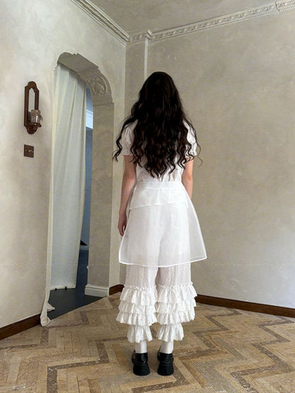 Doll Print Apron Diaper Cover【s0000012759】