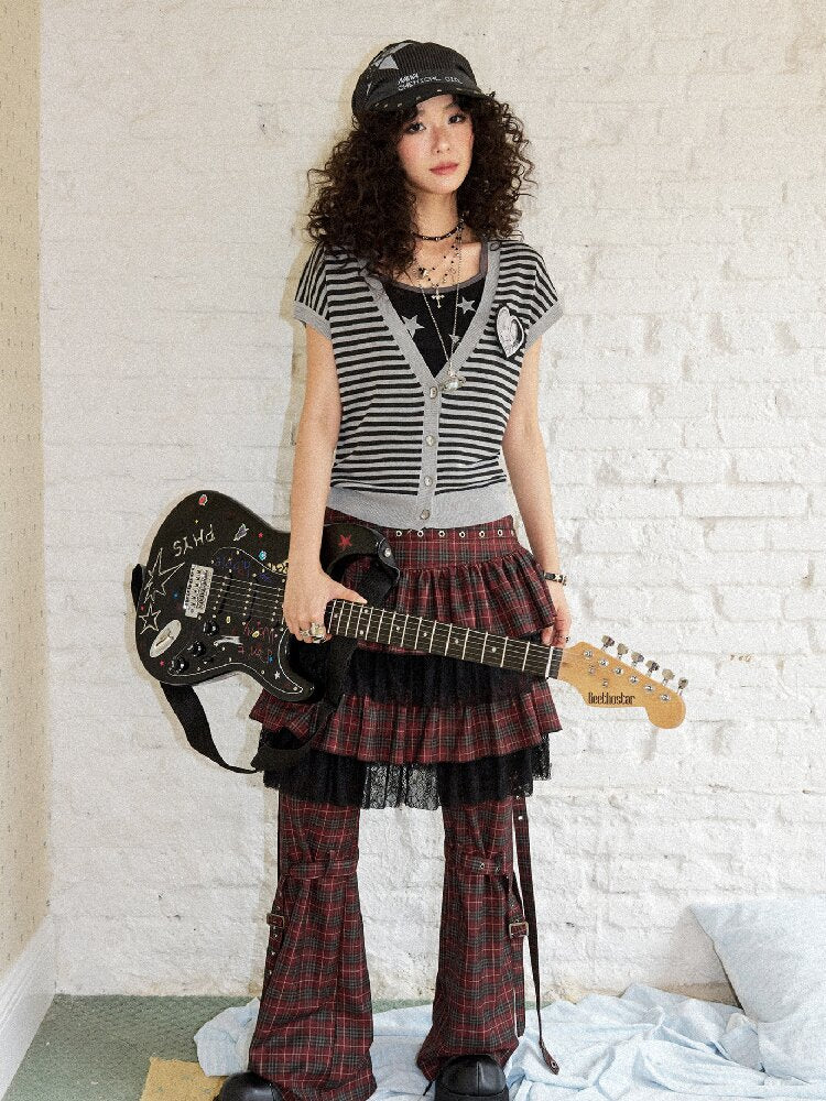 Old-Fashioned Woolen Knit Vest【s0000017901】
