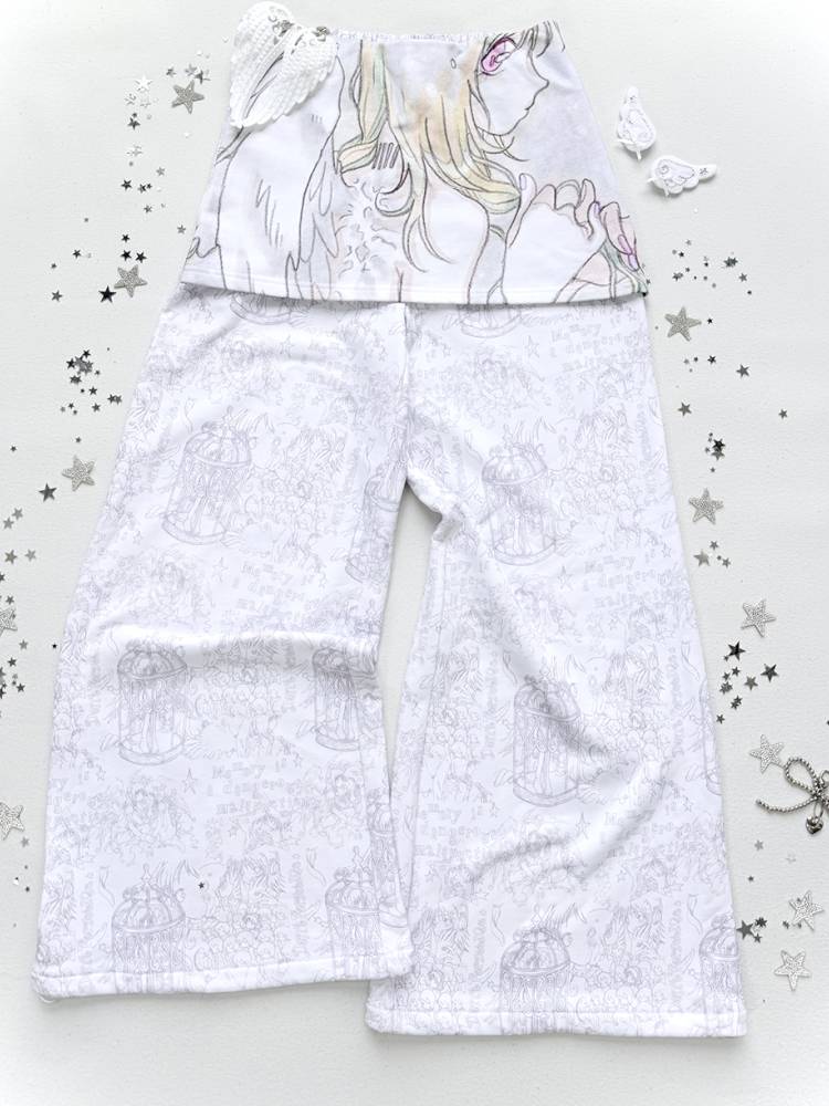 Angel Fake Two Sweatpants【s0000014440】