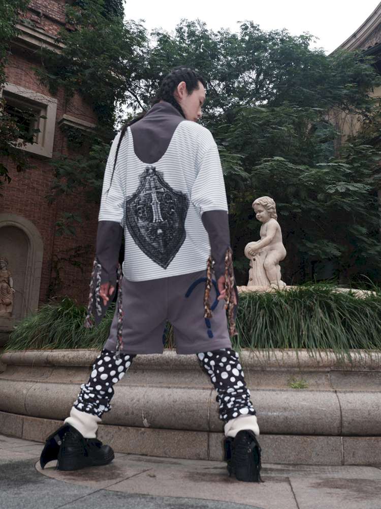 Multi-Tie Striped Long Sleeves【s0000015142】