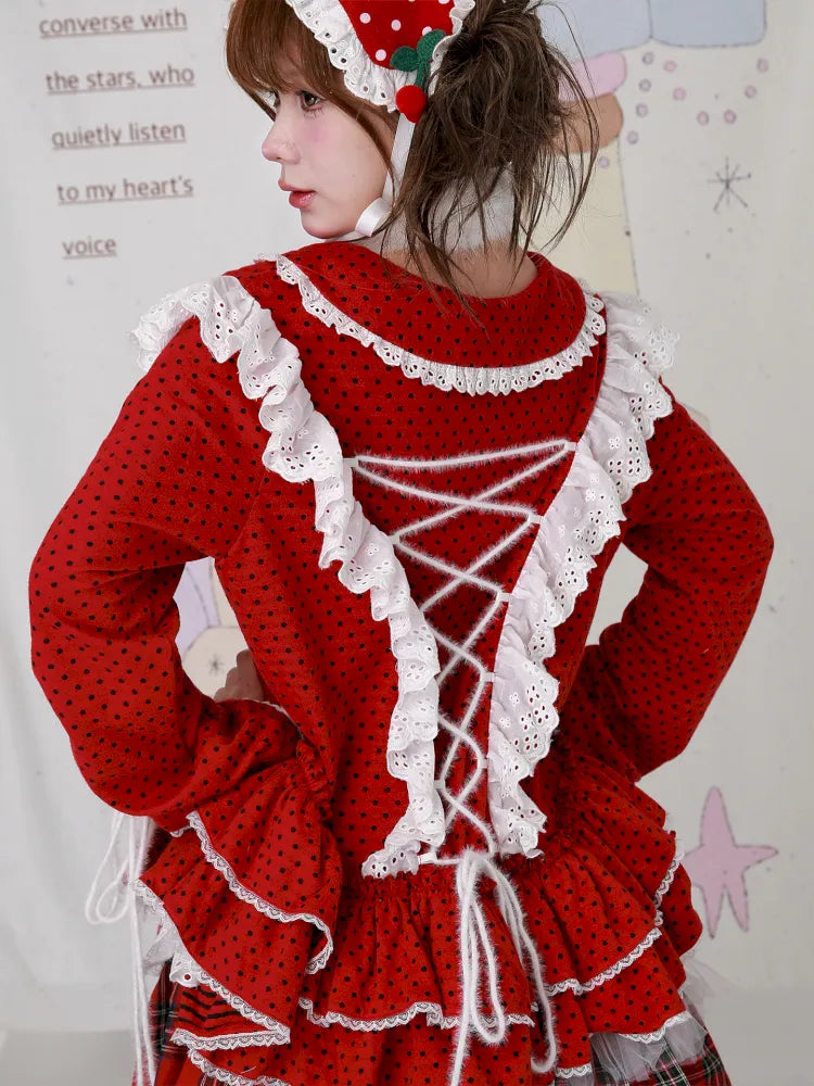 Cute Girl's Christmas Sweatshirt【s0000014108】