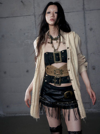 Scrappy Sunscreen Long Sleeve Shirt【s0000013470】