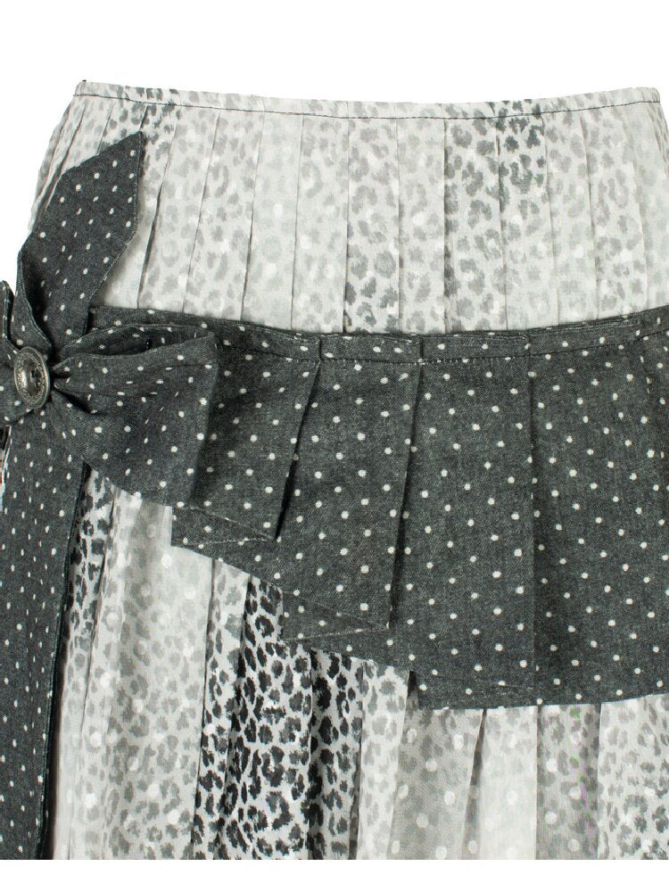 Cross Streamer Leopard Midi Skirt【s0000018088】