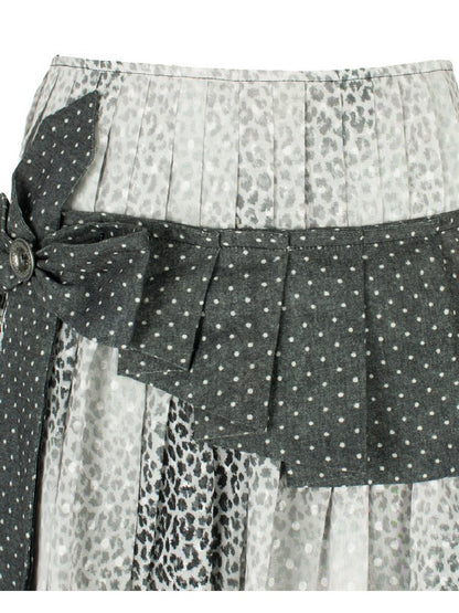 Cross Streamer Leopard Midi Skirt【s0000018088】