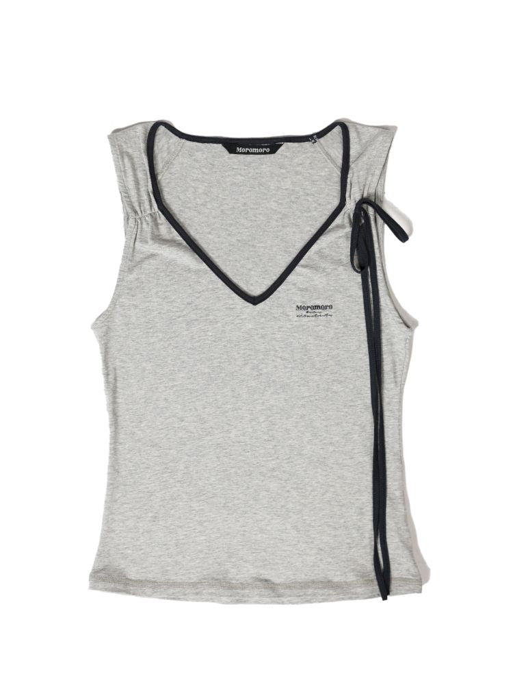 Collision color side sleeveless camisole tank top【s0000013440】