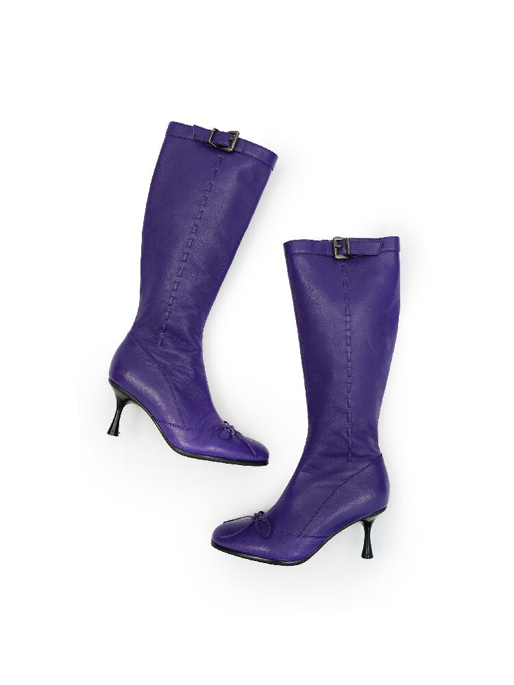 Sheepskin Ballet Stiletto Boots【s0000016129】