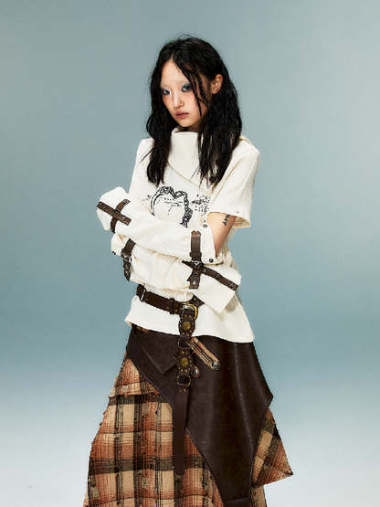 탈착식 긴 슬리브 니트 탑 [S0000011482]