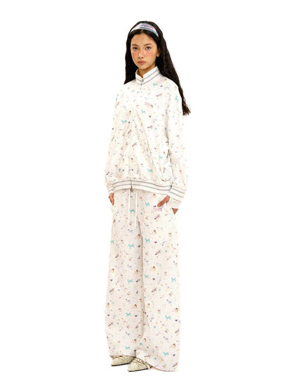 Hand-Painted Printed Cardigan【s0000016104】