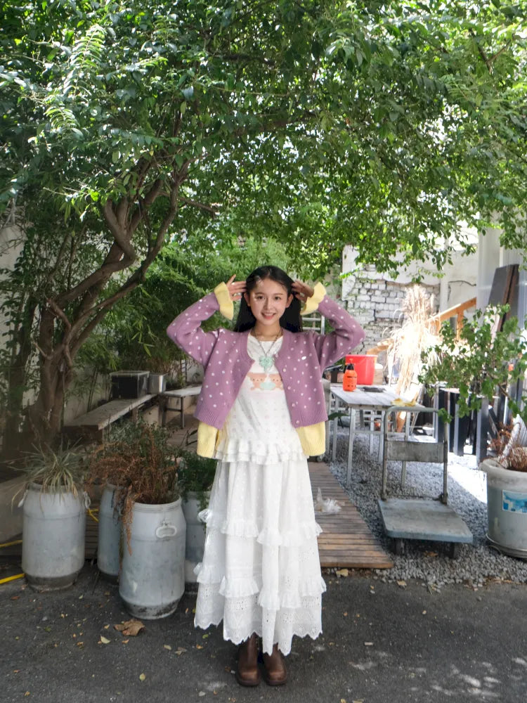 Fake Two-Piece Cardigan Sweater【s0000014169】