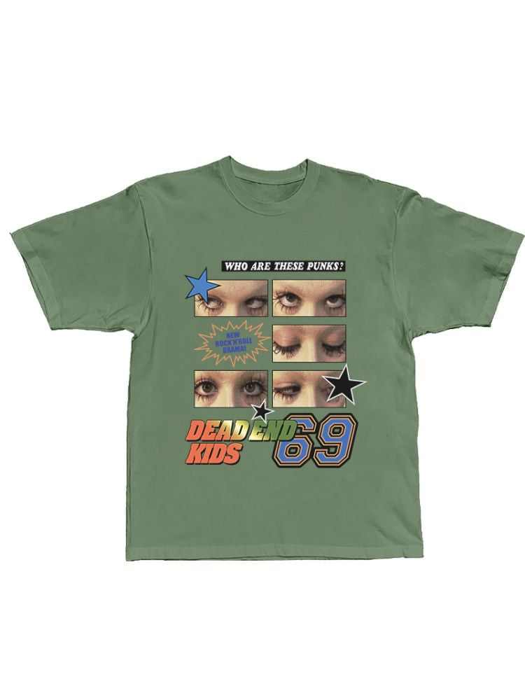 Hip Hop Trend Couple Loose Multicolor T-Shirt【s0000013603】