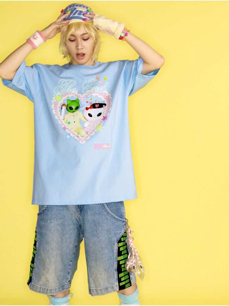 Printed Loose T-Shirt【s0000012461】