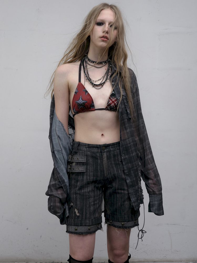 Star Print Bikini Swimsuit【s0000012623】