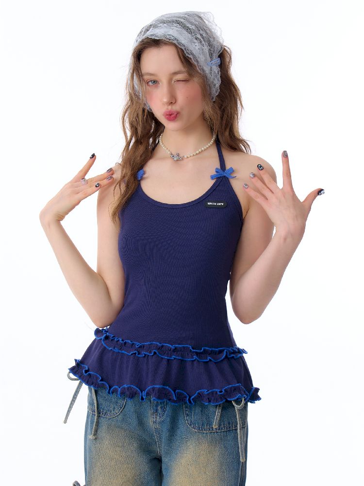 Knit Neck Vest Camisole【s0000012247】