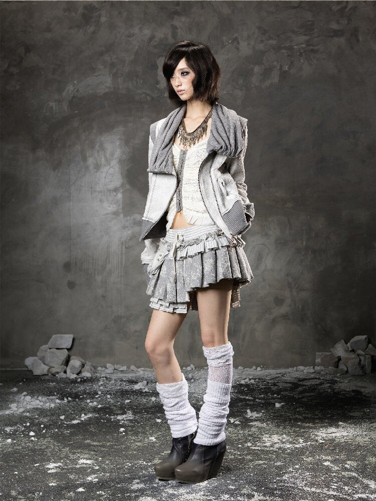 Multi-layer Pleated Short Skirt【s0000015951】